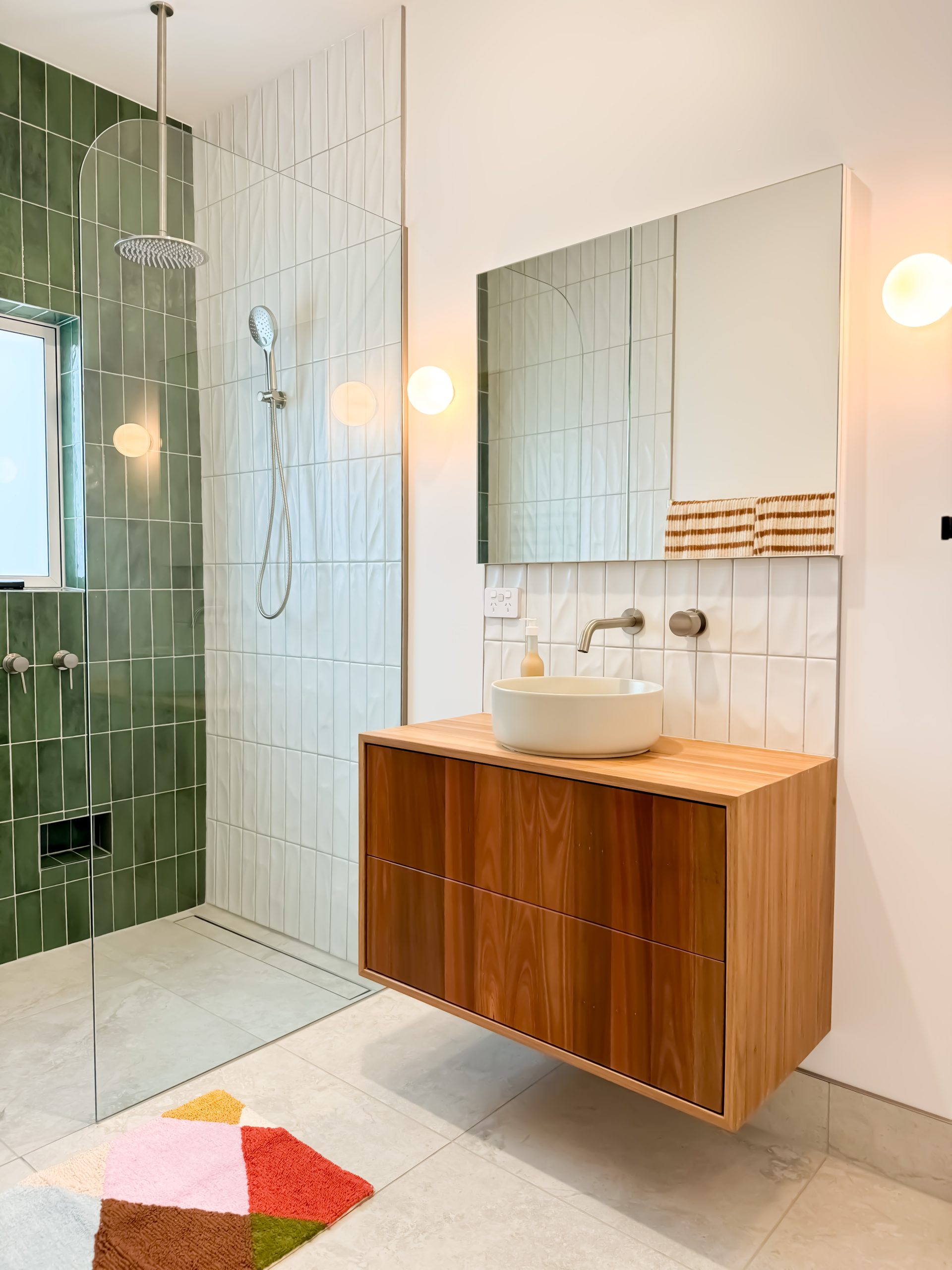 Full bathroom renovation Moonah TMR Bathrooms Hobart